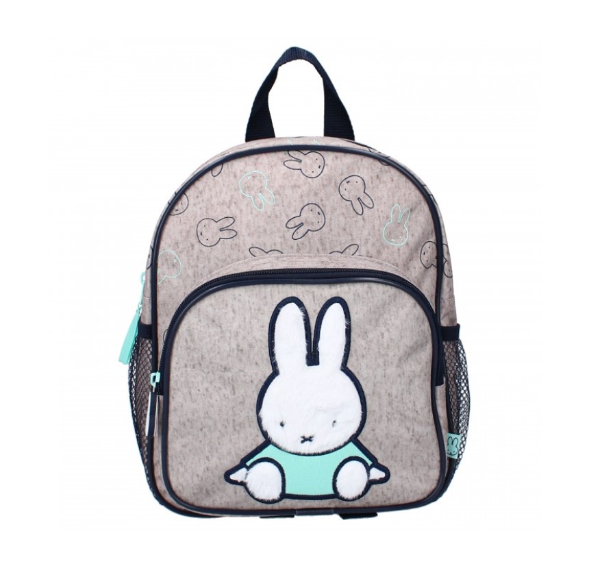 Τσάντα Πλάτης Miffy Sweet And Furry Grey 29x23x8cm