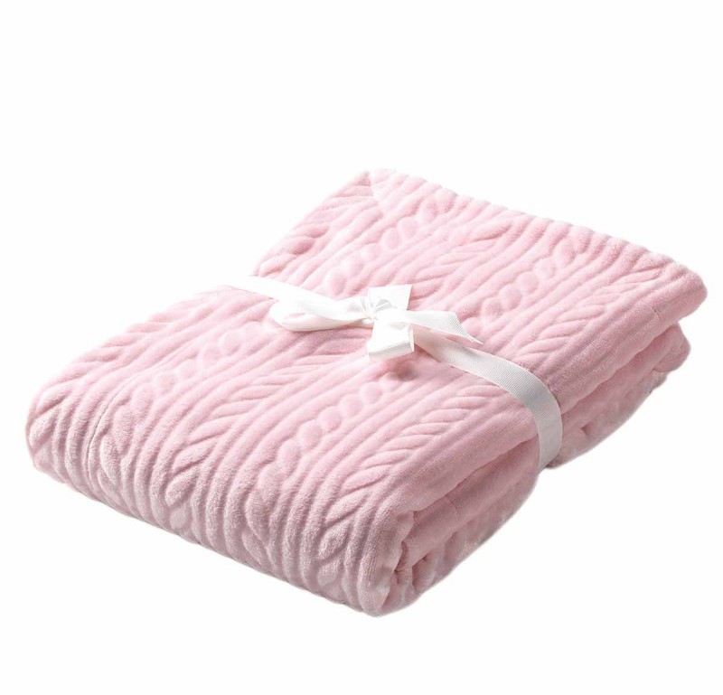 Βρεφική Κουβέρτα Fleece Κούνιας Mora Mimos Pink