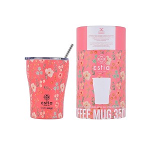 Ποτήρι Θερμός 350ml Estia Save The Aegean Bouquet Coral 01-16906