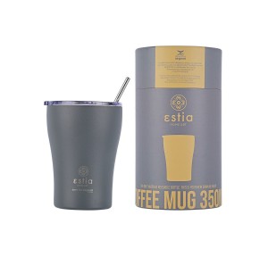 Ποτήρι Θερμός 350ml Estia Save The Aegean Fjord Grey 01-12441