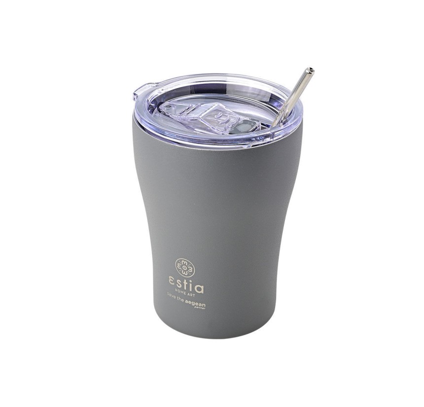 Ποτήρι Θερμός 350ml Estia Save The Aegean Fjord Grey 01-12441