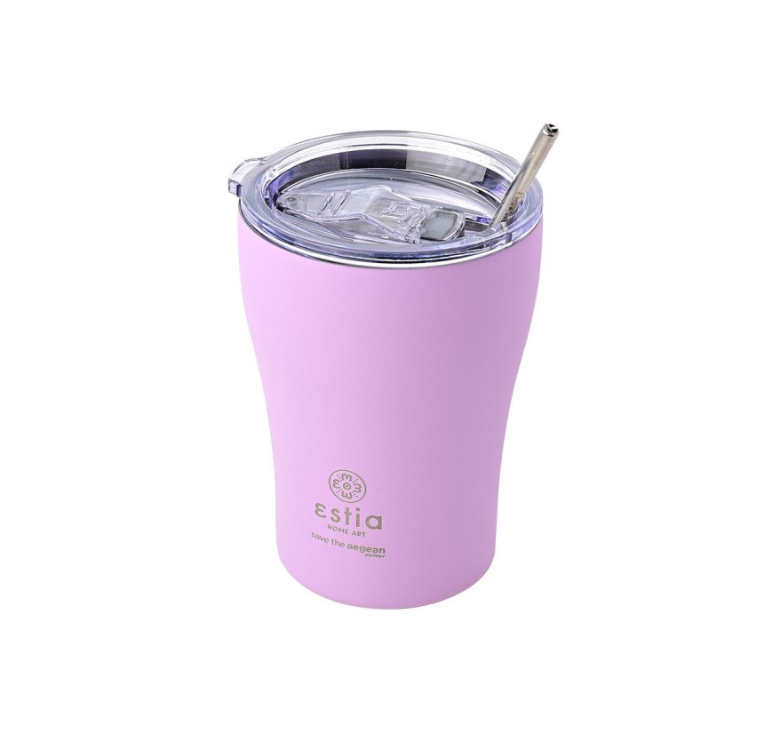 Ποτήρι Θερμός 350ml Estia Save The Aegean Lavender Purple 01-12090