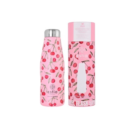 Μπουκάλι Θερμός 500ml Estia Save The Aegean Cherry Rose Μπουκάλι Θερμός 500ml Estia Save The Aegean Cherry Rose