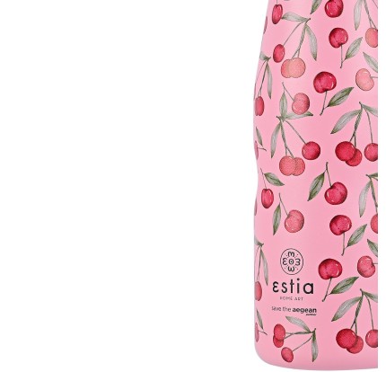 Μπουκάλι Θερμός 500ml Estia Save The Aegean Cherry Rose Μπουκάλι Θερμός 500ml Estia Save The Aegean Cherry Rose