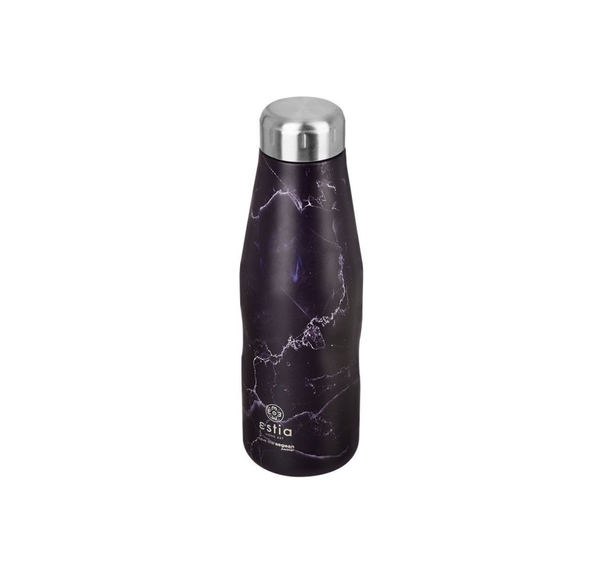 Μπουκάλι Θερμός 500ml Estia Save The Aegean Pentelica Black