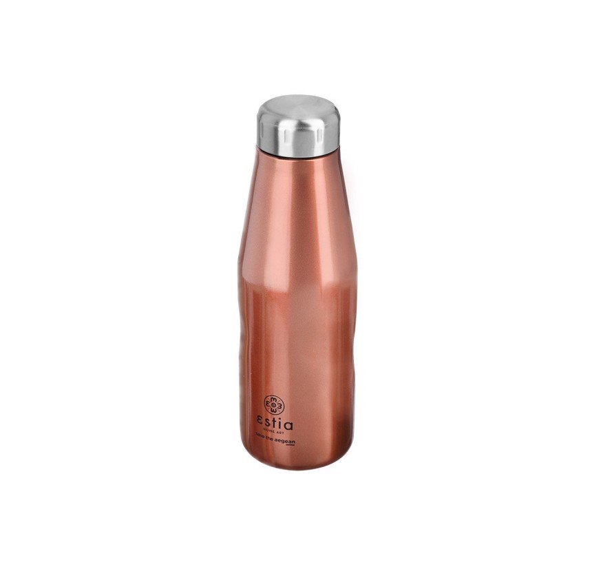 Μπουκάλι Θερμός 500ml Estia Save The Aegean Rose Gold 01-7836