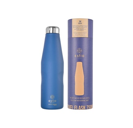 Μπουκάλι Θερμός 750ml Estia Save The Aegean Denim Blue Μπουκάλι Θερμός 750ml Estia Save The Aegean Denim Blue