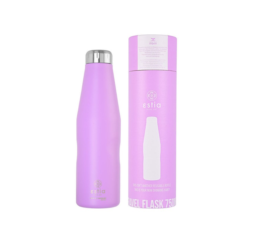 Μπουκάλι Θερμός 750ml Estia Save The Aegean Lavender Purple