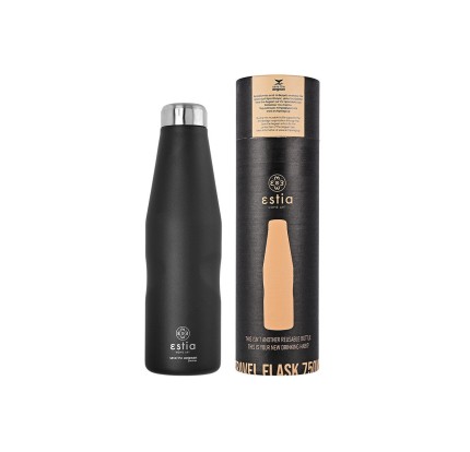 Μπουκάλι Θερμός 750ml Estia Save The Aegean Midnight Black Μπουκάλι Θερμός 750ml Estia Save The Aegean Midnight Black