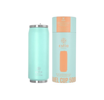 Ποτήρι Θερμός 500ml Estia Save The Aegean Bermuda Green 01-9786 Ποτήρι Θερμός 500ml Estia Save The Aegean Bermuda Green 01-9786