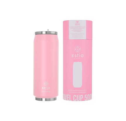Ποτήρι Θερμός 500ml Estia Save The Aegean Blossom Rose 01-10317 Ποτήρι Θερμός 500ml Estia Save The Aegean Blossom Rose 01-10317