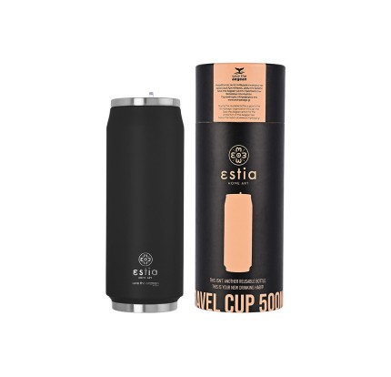 Ποτήρι Θερμός 500ml Estia Save The Aegean Midnight Black 01-7843 Ποτήρι Θερμός 500ml Estia Save The Aegean Midnight Black 01-7843