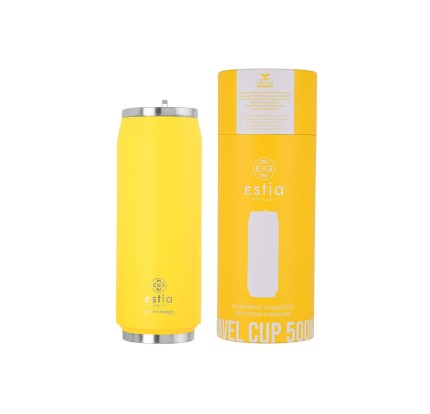Ποτήρι Θερμός 500ml Estia Save The Aegean Pineapple Yellow 01-10324 Ποτήρι Θερμός 500ml Estia Save The Aegean Pineapple Yellow 01-10324