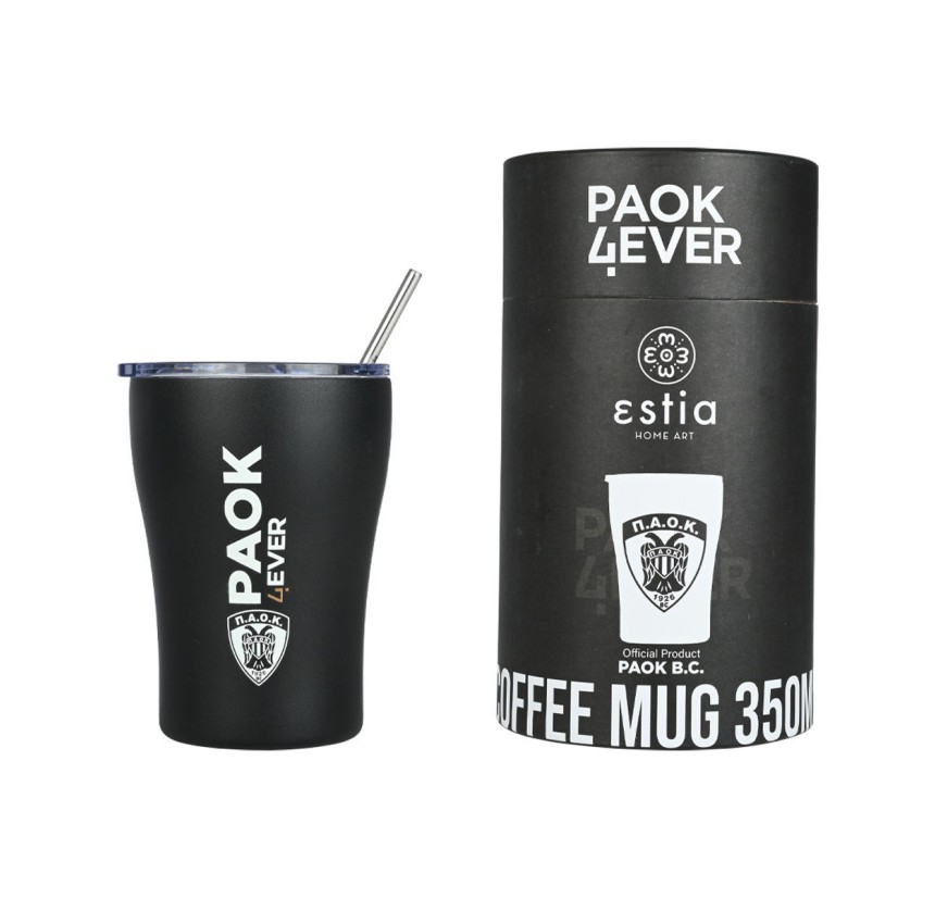Ποτήρι Θερμός 350ml Estia Save The Aegean Paok BC Edition 00-13790 Ποτήρι Θερμός 350ml Estia Save The Aegean Paok BC Edition 00-13790