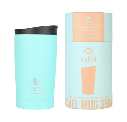 Ποτήρι Θερμός 350ml Estia Save The Aegean Bermuda Green 01-20385 Ποτήρι Θερμός 350ml Estia Save The Aegean Bermuda Green 01-20385