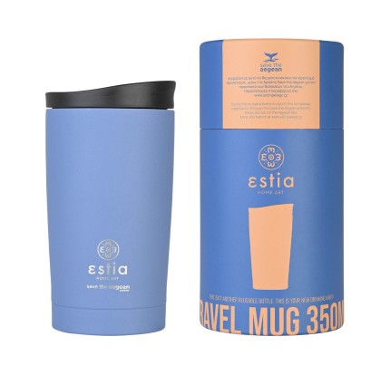Ποτήρι Θερμός 350ml Estia Save The Aegean Denim Blue 01-20378 Ποτήρι Θερμός 350ml Estia Save The Aegean Denim Blue 01-20378