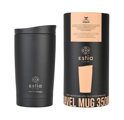 Ποτήρι Θερμός 350ml Estia Save The Aegean Midnight Black 01-20361 Ποτήρι Θερμός 350ml Estia Save The Aegean Midnight Black 01-20361