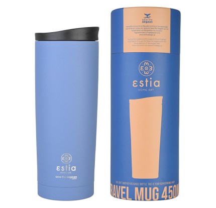 Ποτήρι Θερμός 450ml Estia Save The Aegean Denim Blue 01-20323