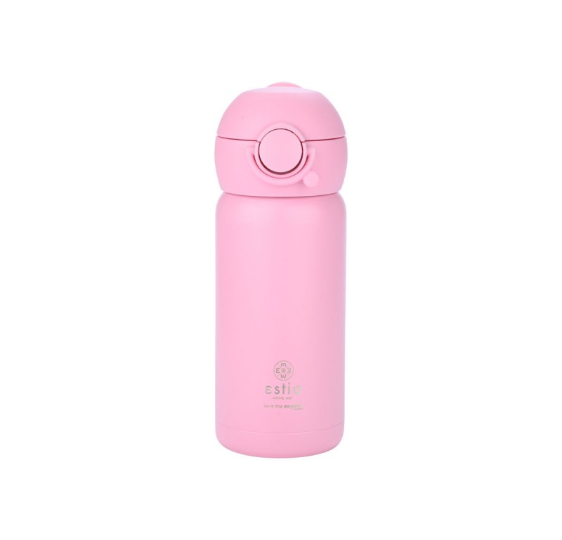 Παιδικό Παγούρι Θερμός 350ml Estia Save The Aegean Wonder Bottle Candy Pink 01-23515