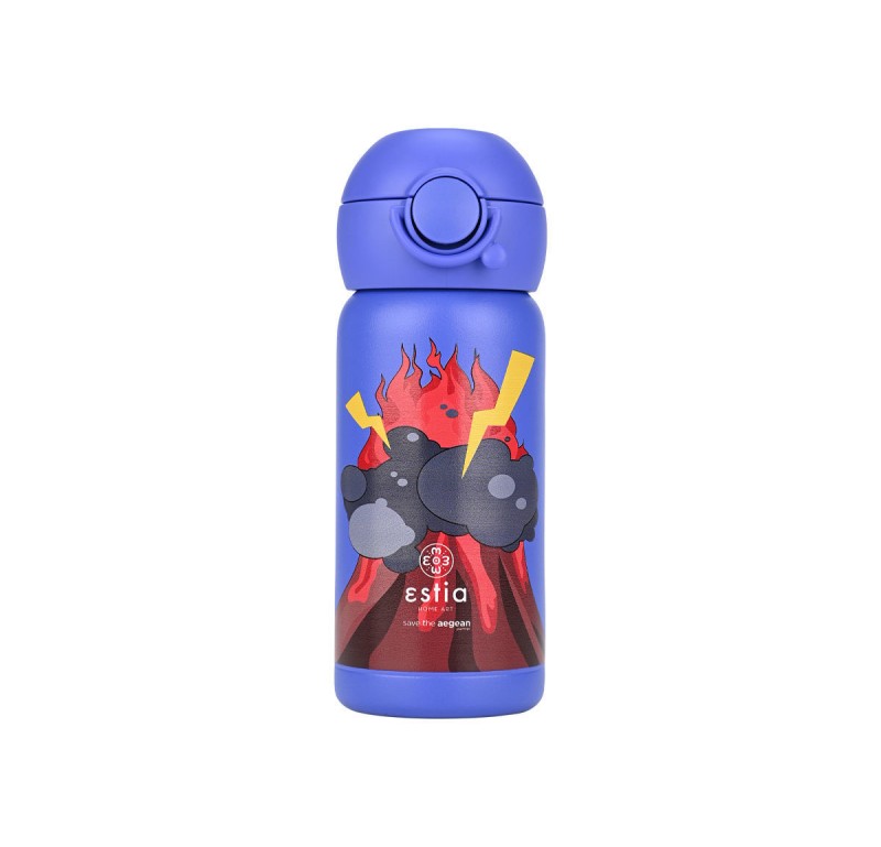 Παιδικό Παγούρι Θερμός 350ml Estia Save The Aegean Wonder Bottle Lava Splash 01-23508