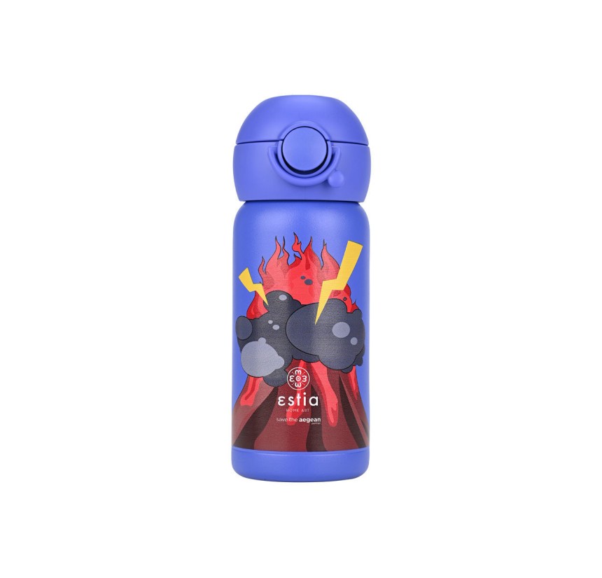 Παιδικό Παγούρι Θερμός 350ml Estia Save The Aegean Wonder Bottle Lava Splash 01-23508