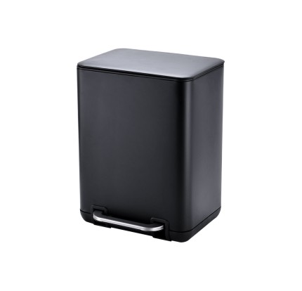 Χαρτοδοχείο Μπάνιου Cubic Soft Close 6lt Μαύρο