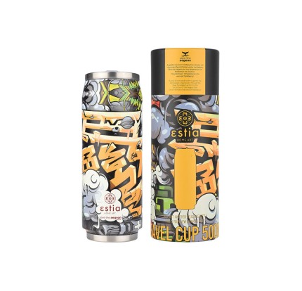 Ποτήρι Θερμός 500ml Estia Save The Aegean Graffiti Rhythm 01-22655 Ποτήρι Θερμός 500ml Estia Save The Aegean Graffiti Rhythm 01-22655