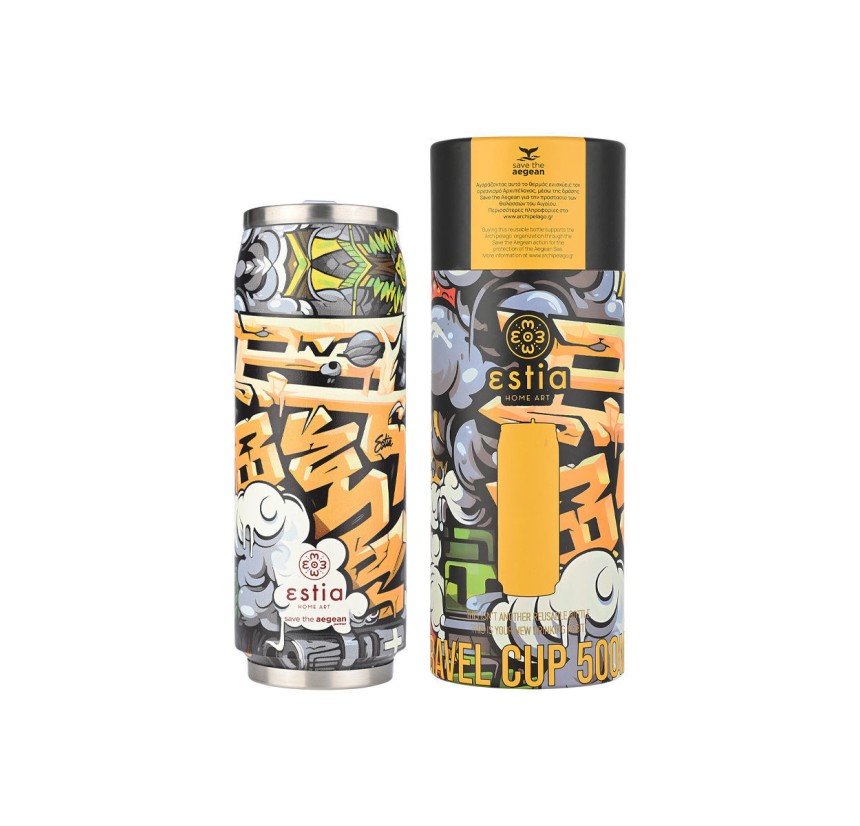 Ποτήρι Θερμός 500ml Estia Save The Aegean Graffiti Rhythm 01-22655