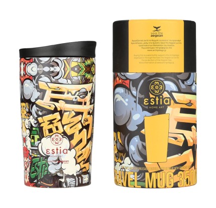 Ποτήρι Θερμός 350ml Estia Save The Aegean Graffiti Rhythm 01-25670 Ποτήρι Θερμός 350ml Estia Save The Aegean Graffiti Rhythm 01-25670