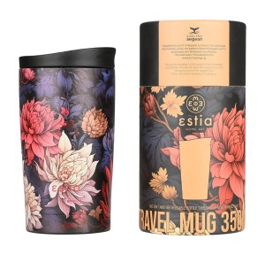 Ποτήρι Θερμός 350ml Estia Save The Aegean Midnight Blossom 01-25595 Ποτήρι Θερμός 350ml Estia Save The Aegean Midnight Blossom 01-25595