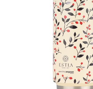 Ποτήρι Θερμός 500ml Estia Save The Aegean Bloom Beige 01-31213 Ποτήρι Θερμός 500ml Estia Save The Aegean Bloom Beige 01-31213