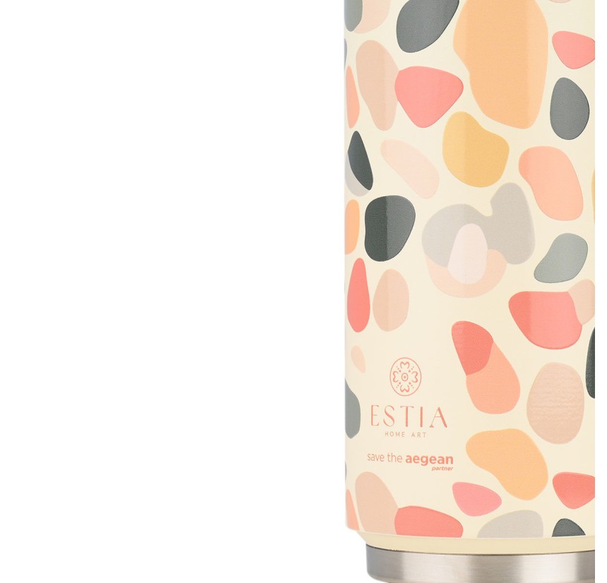 Ποτήρι Θερμός 500ml Estia Save The Aegean Hue Pebbles 01-31220 Ποτήρι Θερμός 500ml Estia Save The Aegean Hue Pebbles 01-31220