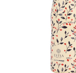 Μπουκάλι Θερμός 500ml Estia Save The Aegean Bloom Beige 01-31558 Μπουκάλι Θερμός 500ml Estia Save The Aegean Bloom Beige 01-31558