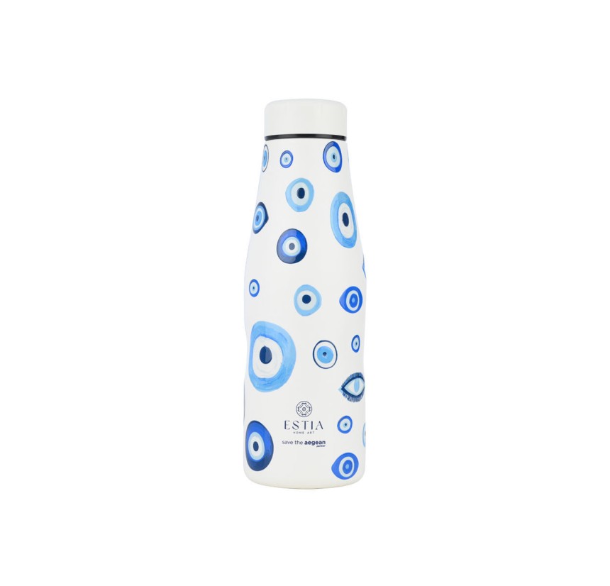 Μπουκάλι Θερμός 500ml Estia Save The Aegean Spirit Of Luck 01-31596 Μπουκάλι Θερμός 500ml Estia Save The Aegean Spirit Of Luck 01-31596