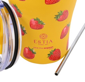 Ποτήρι Θερμός 350ml Estia Save The Aegean Berry Bright 01-31688 Ποτήρι Θερμός 350ml Estia Save The Aegean Berry Bright 01-31688