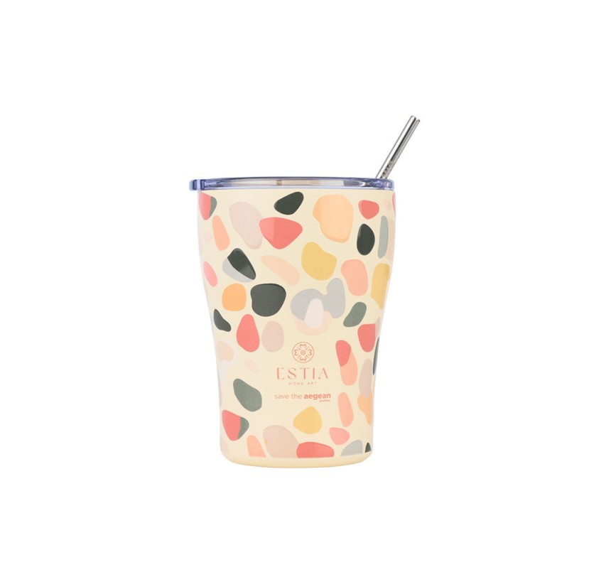 Ποτήρι Θερμός 350ml Estia Save The Aegean Hue Pebbles 01-31718 Ποτήρι Θερμός 350ml Estia Save The Aegean Hue Pebbles 01-31718