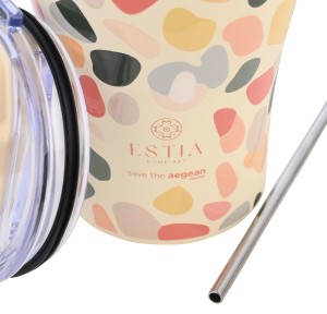 Ποτήρι Θερμός 350ml Estia Save The Aegean Hue Pebbles 01-31718 Ποτήρι Θερμός 350ml Estia Save The Aegean Hue Pebbles 01-31718