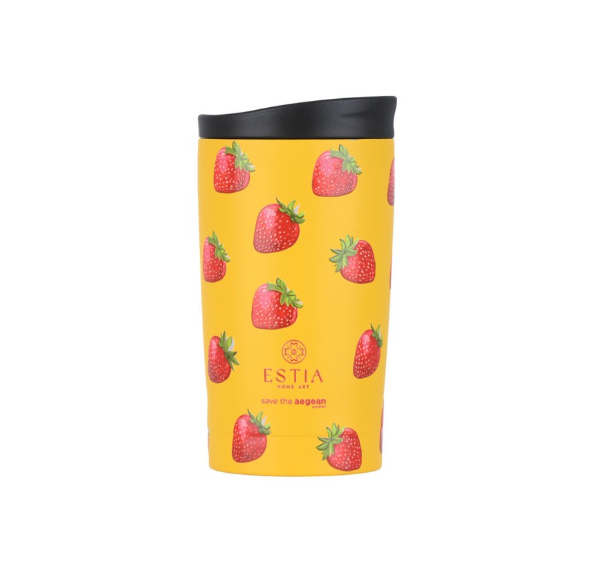 Ποτήρι Θερμός 350ml Estia Save The Aegean Berry Bright 01-31862 Ποτήρι Θερμός 350ml Estia Save The Aegean Berry Bright 01-31862