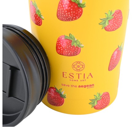 Ποτήρι Θερμός 350ml Estia Save The Aegean Berry Bright 01-31862 Ποτήρι Θερμός 350ml Estia Save The Aegean Berry Bright 01-31862