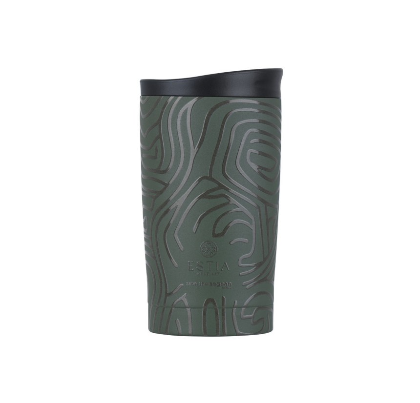 Ποτήρι Θερμός 350ml Estia Save The Aegean Olive Flow 01-31886 Ποτήρι Θερμός 350ml Estia Save The Aegean Olive Flow 01-31886