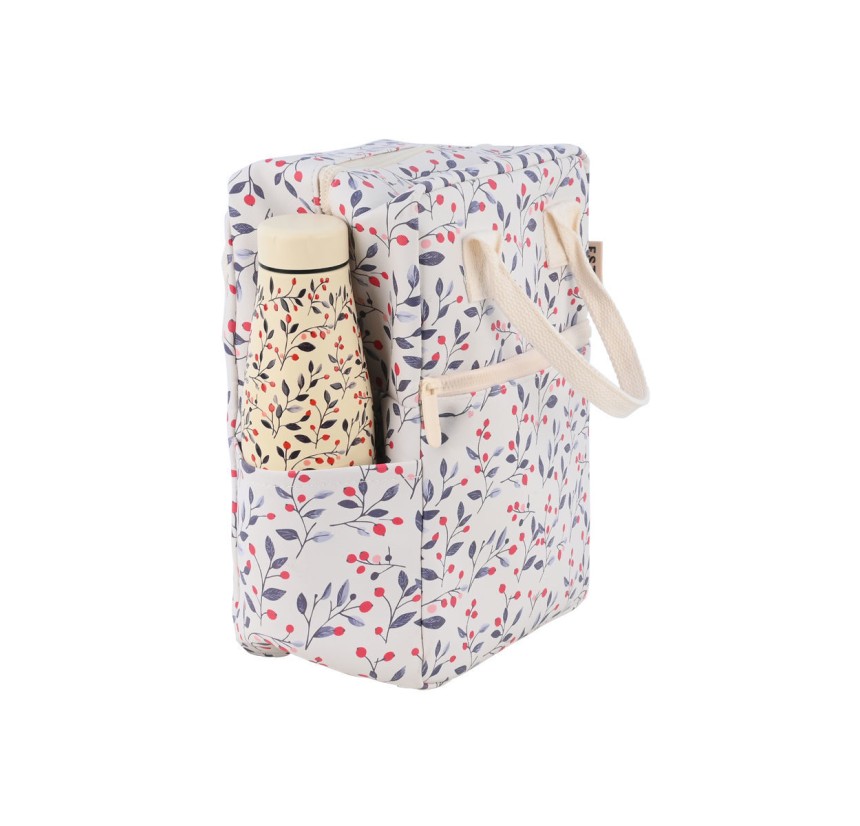 Ισοθερμική Τσάντα Φαγητού Estia 7lt Bloom Beige Ισοθερμική Τσάντα Φαγητού Estia 7lt Bloom Beige