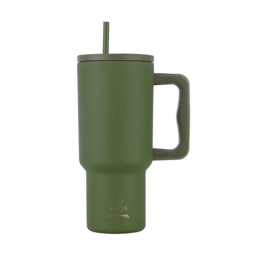Θερμός Straw Tumbler XL 900ml Estia Save The Aegean Forest Spirit 01-32104