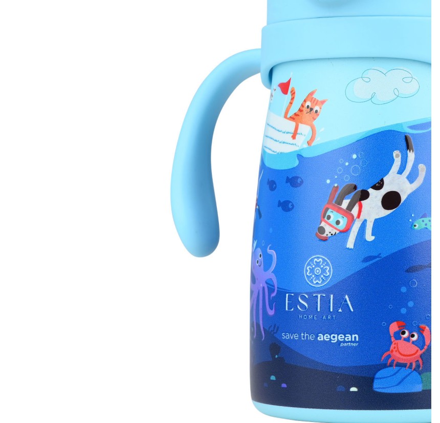 Παιδικό Παγούρι Θερμός 300ml Estia Save The Aegean Ocean Play 01-33170 Παιδικό Παγούρι Θερμός 300ml Estia Save The Aegean Ocean Play 01-33170