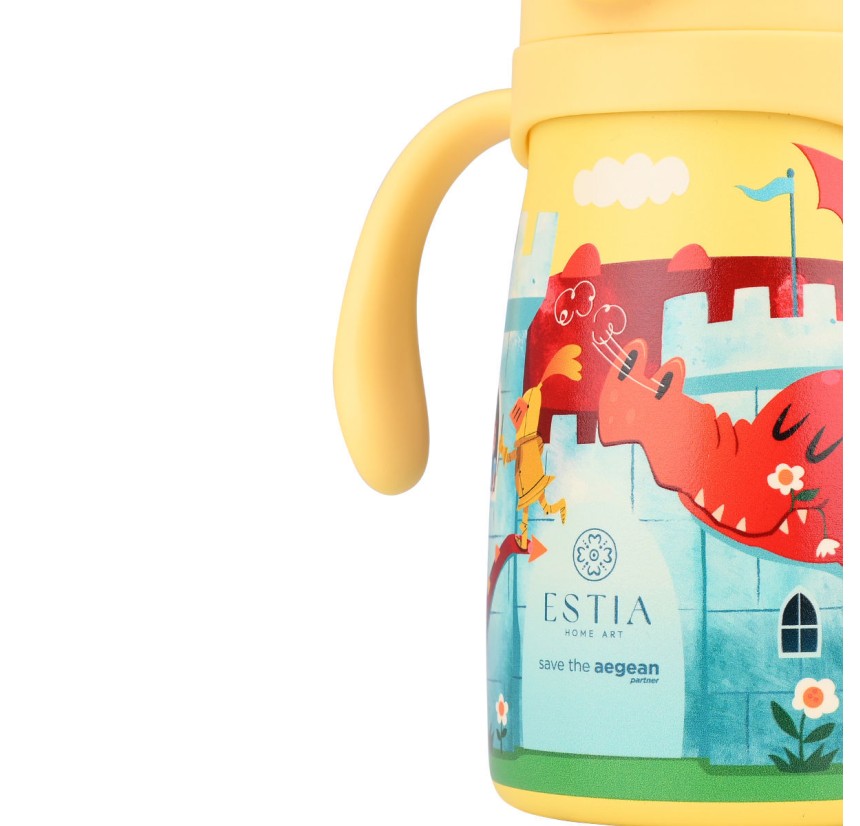 Παιδικό Παγούρι Θερμός 300ml Estia Save The Aegean Fortress Dragon 01-33217 Παιδικό Παγούρι Θερμός 300ml Estia Save The Aegean Fortress Dragon 01-33217