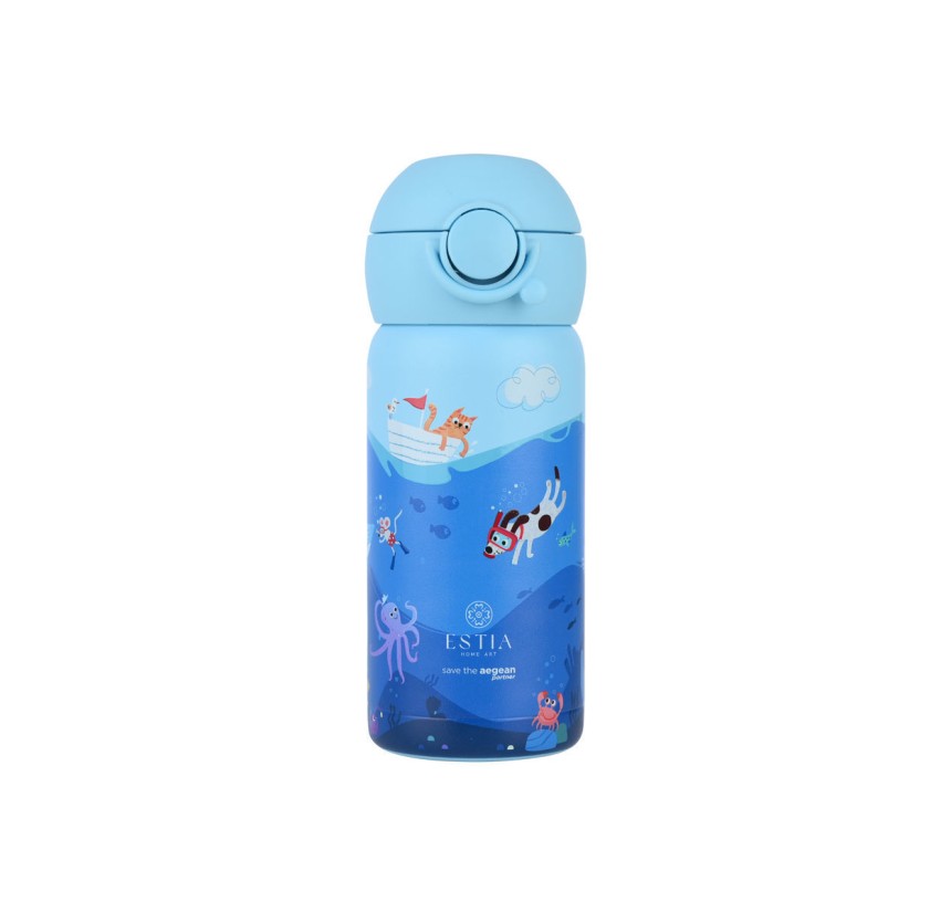 Παιδικό Παγούρι Θερμός 350ml Estia Save The Aegean Ocean Play 01-33040 Παιδικό Παγούρι Θερμός 350ml Estia Save The Aegean Ocean Play 01-33040