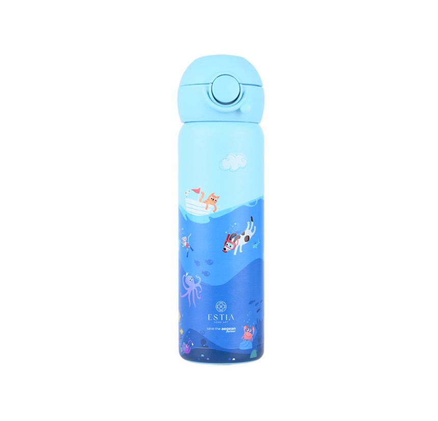 Παιδικό Παγούρι Θερμός 500ml Estia Save The Aegean Ocean Play 01-33101 Παιδικό Παγούρι Θερμός 500ml Estia Save The Aegean Ocean Play 01-33101