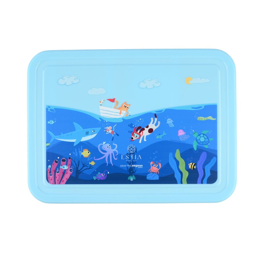 Παιδικό Φαγητοδοχείο με 5 Θήκες 1330ml Estia Ocean Play Παιδικό Φαγητοδοχείο με 5 Θήκες 1330ml Estia Ocean Play
