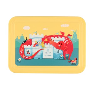Παιδικό Φαγητοδοχείο με 5 Θήκες 1330ml Estia Fortress Dragon Παιδικό Φαγητοδοχείο με 5 Θήκες 1330ml Estia Fortress Dragon