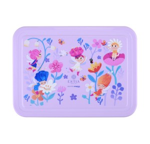 Παιδικό Φαγητοδοχείο με 5 Θήκες 1330ml Estia Fairy Tales