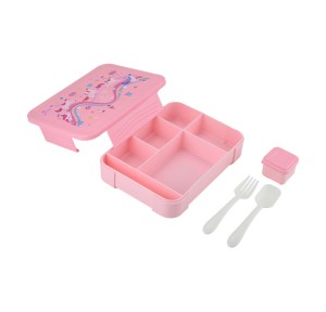 Παιδικό Φαγητοδοχείο με 5 Θήκες 1330ml Estia Rainbow Dreams